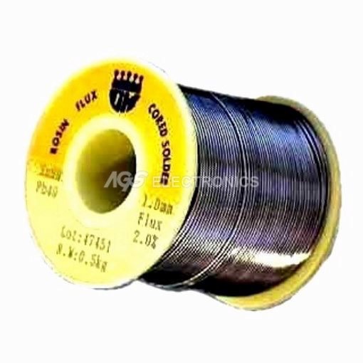 Stagno 1/2kg 500grammi 1mm lega 60-40 rocchetto TIN 500GR - Ipertronica by  AGS Electronics srl